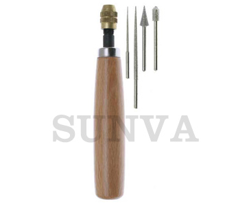 Diamond Bead Reamer - Wooden Handle